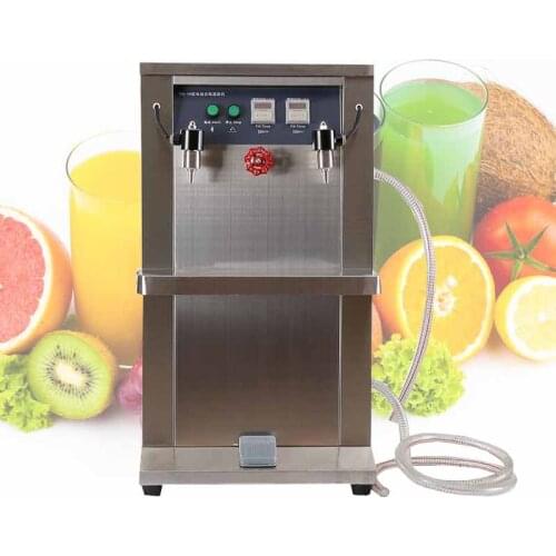 400W Electric Liquid Filling Machine Quantitative Stainless Steel Double Head Filling Machine