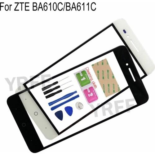 5.0'' Outer Glass For ZTE BA610C BA611C Front Glass Panel Replacement (No Touch Screen Digitizer Panel )