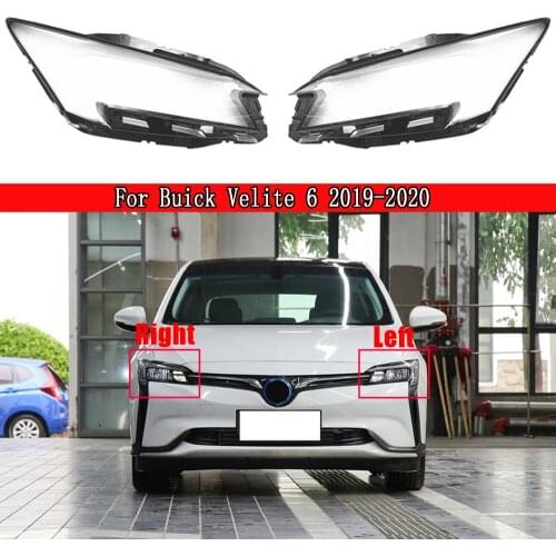 Car Front Lamp Shade Lamp Headlight Mask Headlights Shell Lampshade Cover Lens Glass For Buick Velite 6 2019 2020 Auto Lamp Case