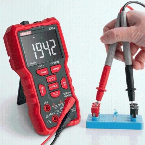 AN82 Digital Multimeter Professional 9999 Tester AC/DC Voltage Ammeter Current DIY Transistor Capacitor NCV Testers True RMS