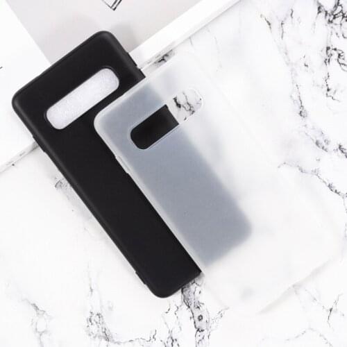 For Samsung Galaxy S10+ CASE Samsung Galaxy S10 Plus 6.4" Silicone Soft Tpu Back Cover Phone Cases For Samsung SM-G975F cover