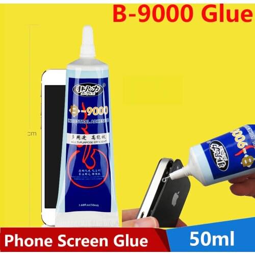 Phone Screen Glue B-9000 Glue 50ml Mobile Phone Screen Glue Warped Screen Repair Special Adhesive Sealant Waterproof Glue