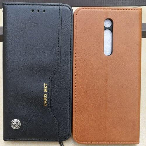 Card Slot Wallet Leather Flip Case For Xiaomi Mi 9T Pro Redmi K20 Pro Business Coque Capinha