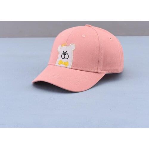 LDSLYJR 2021 new style Cartoon bear embroidery cotton Casquette Baseball Cap Adjustable Snapback Hats for child boy and girl 81