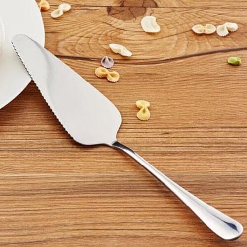 Triangle Pizza Pie Spade Stainless Steel Handle Cake Shovel Bread Spatula Stainless Steel Kitchen Baking Tools LX9039