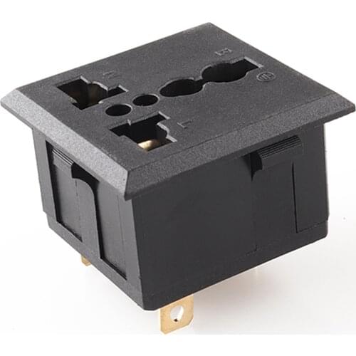 LZ-F-T3 Universial 2p ac power socket iec power socket
