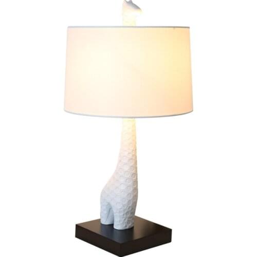 Cute Cartoon Giraffe Kids Bedroom Table Lamps Light Creative Study Room Living Room Baby Room Desk Lights
