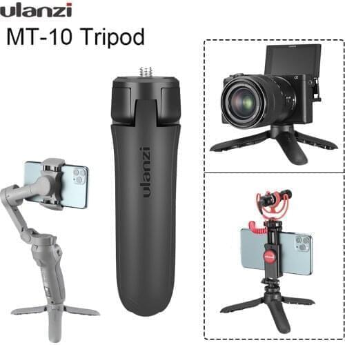 Ulanzi MT-10 Mini Tripod for DJI Osmo Mobile 2 3 Gimbal Base iPhone Andriod Smartphone DSLR Cameras, Gimbal Accessories
