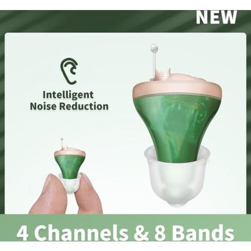 Mini Hearing Aid CIC Digital Wireless Sound Amplifier For Elderly Deafness Portable Adults Severe Loss Ear Aids Health Device