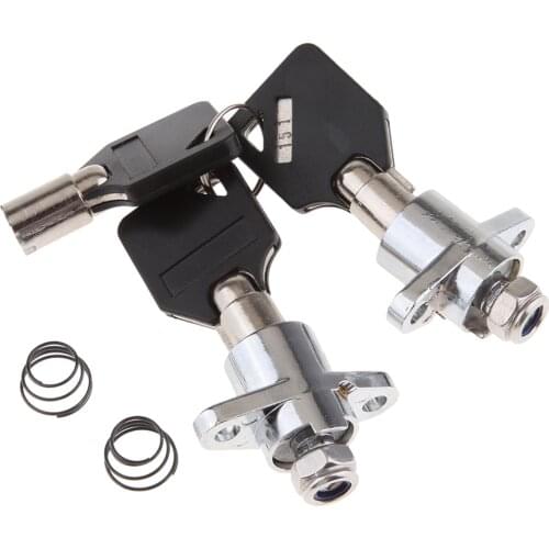 Motorcycle Saddlebag Lock 3 Key Set Fit For Harley Touring FLHT FLHR 1993-2013