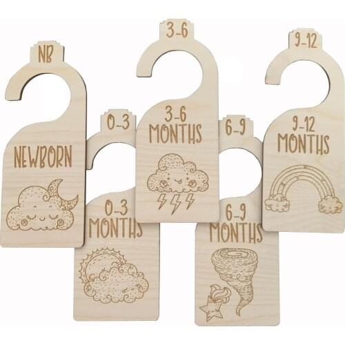 Newborn cloth size baby nursery wardrobe dividers plate baby wardrobe dividers