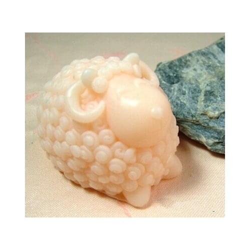 Silicone Soap Mold Cake Decoration Mold Animal Craft Molds DIY Manual Soap Molds Aroma Stone Moulds Sheep Craft Art PRZY 001