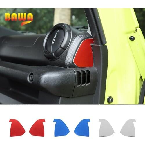 BAWA Interior Mouldings Car Center Console Side Vents Decorative Stickers Trim Accessories for Suzuki Jimny 2019 2020