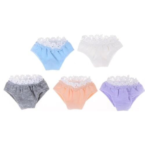 1Pc Colorful Underwear Briefs Dolls Knickers For Blythe 1/6Dolls Underpant For Doll House Accessories 5 Colors