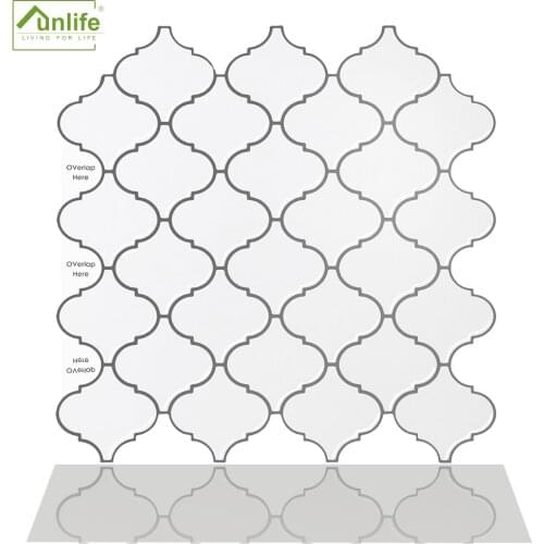 10pcs Pack Home Decor Subway Off White Self Adhesive Wallpaper 3D Peel and Stick Wall Tiles for Kitchen and Bathroom Backsplash