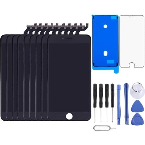 10 PCS LCD Screen and Digitizer Full Assembly with Frame for iPhone 6s Plus