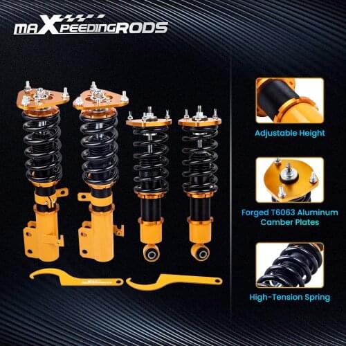 4 pcs Coilovers For Toyota Celica 2000-2006 Suspension Coil Over Shock Strut Suspension