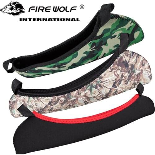 FIRE WOLF Cases Neoprene Scope Cover Large 13" Reversible Camo Color Gun Rifle Riflescope Camouflage Pistol Airsoft Hunting Caza