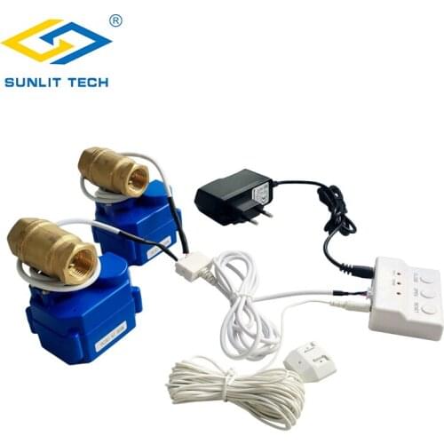 Economic Water Leakage Detector Water Flood Overflow Sensor Leak Alarm System DN15 DN20 DN25 BSP NPT Valve Smart Home Security