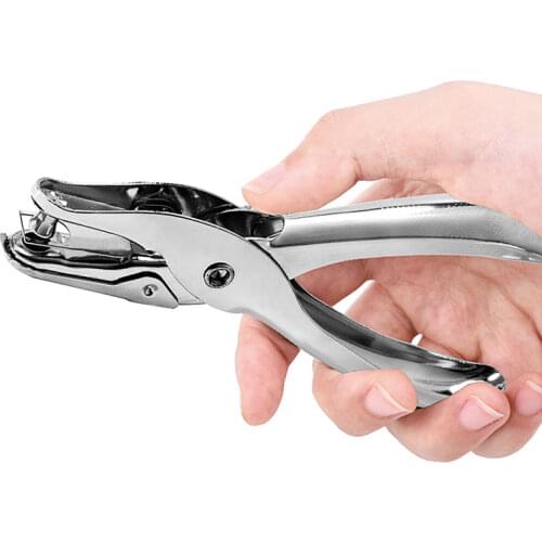 KAOBUY 6mm Circle Card Cut Punch Eyelets Installation Tool Leverage Pliers Metal Single Hole Puncher Scrapbooking Plier Punches