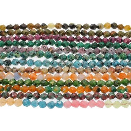 Natural Stone Classic Multi-faceted Beads Jewelry and Jewelry Making DIY Necklaces Bracelets Earrings Jewelry Accessories