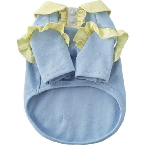 Summer Dog T-shirt Cat Puppy Clothes Cotton Dog Shirt Yorkshire Terrier Pomeranian maltese Bichon Schnauzer Pet Clothing Outfits