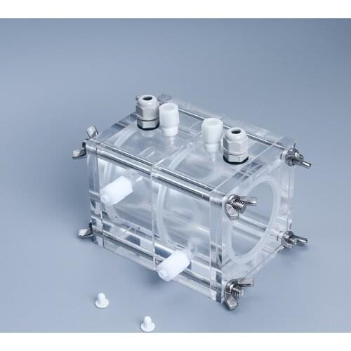 50ml Microbial Fuel Electrolysis Cell High Light Transmission Electrolysis Cell Reactor Microbial Reactor