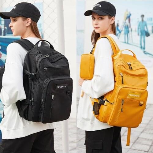 New Fashion Women Backpack College Students Junior High School Bags For Teenage Girls Large Capacity Schoolbag Travel Bagpack