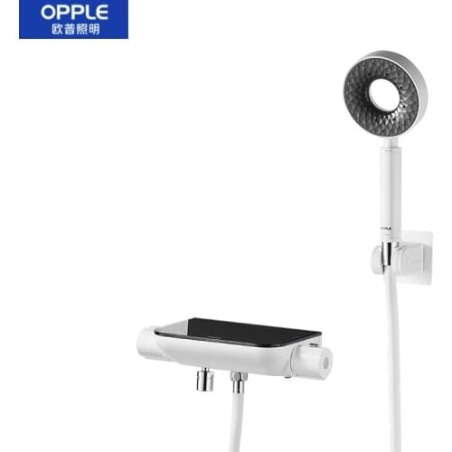 Opple Donut Hand Shower Set Pressurized Self-cleaning Water Outlet 3 Modes Handheld Shower Hose Mixer Shower Base Bathroom Tools