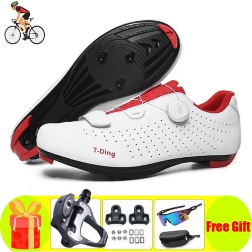 Sapatilha Ciclismo Road Bicycle Shoes Self-Locking Bicycle Racing Sneakers Triathlon Breathable Sports Bike Shoes