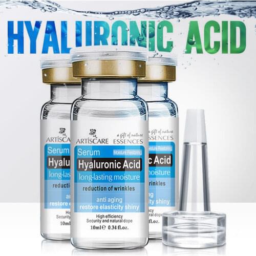 ARTISCARE Hyaluronic Acid Face Serum Hydrating Moisturizer Liquid Essence Whitening Anti Aging Shrink Pores Lift Skin Care Cream