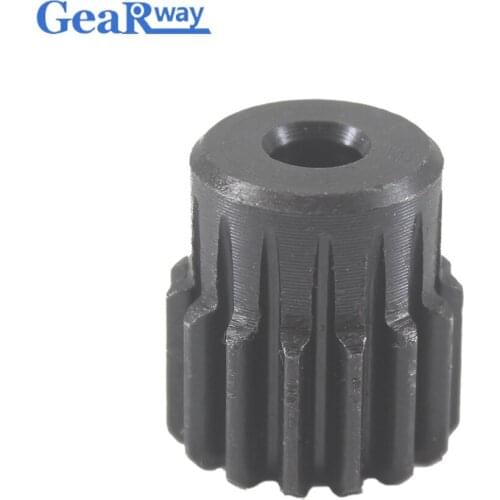 1Module 17T Gears Wheel Metal 45Steel Rc Pinion Gears Pulley 4/5/6/6.35/7/8/10mm Inner Bore Mould 1 17Tooth Spur Gear Pinion