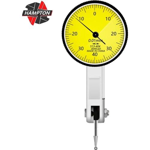 1pc 0-40mm Dial Gauge Test Indicator Precision 0.01mm Metric with Dovetail Rails Mount Measuring Tools