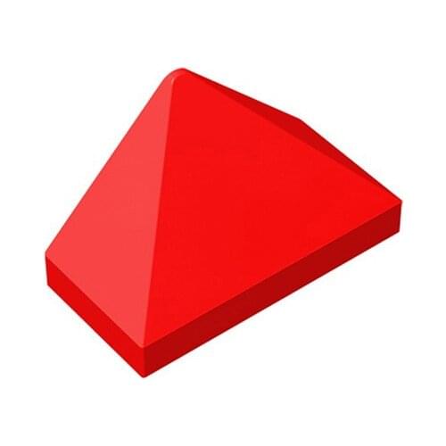 10PCS Assembles Particles 15571 Slope 45 2x1 Triple Bricks Building Blocks DIY Education Assembly Parts Toys For Children Gifts