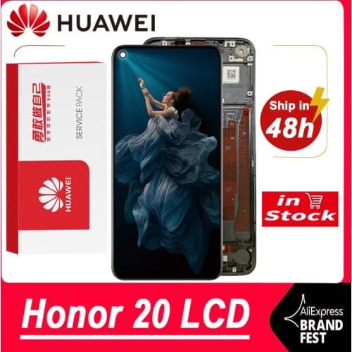 100% Tested 6.26" Display Replacement For Huawei Honor 20 LCD Display Touch Screen Digitizer Assembly YAL-L21 YAL-AL00 YAL-TL0