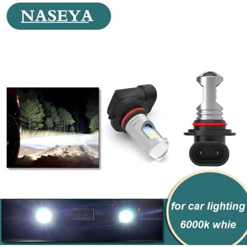 2 Pcs 9005 HB3 Fog Light 9006 LED Headlight Bulb For Peugeot 307 308 206 207 208 406 407 408 508 2008