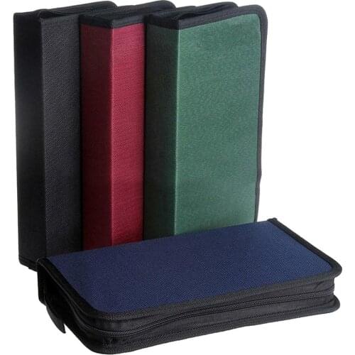 80 Sleeve CD DVD Wallet Carry Case Holder Bag Waterproof Storage Binder Pouch 2020