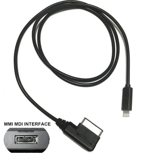 Car MDI MMI Cable Aux Cord Fit for Mercedes Benz C, CL, CLS Class, ML Class, Compatible for iX 8 7 6s 6Plus