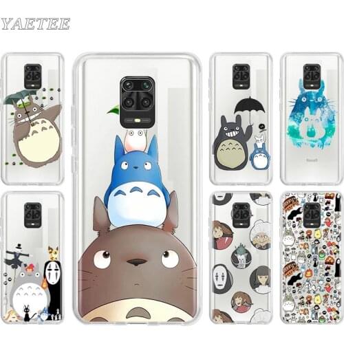 Anime Totoro Ghibli Spirited Away Phone Case for Xiaomi Redmi Note 8 Pro 8T 9S 9 Pro 6 7 6A 7A 8A 9A 9C K20 K30 Pro Cover