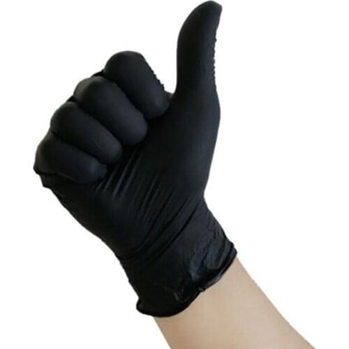 Black Disposable Gloves Powder Free Latex Free Mechanic Tattoo Beauty Care Body Art Gloves