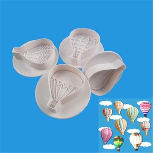 Spring Cookie Mould Biscuits Cutter Cake Mold Hot Air Balloon Kitchen Accessories Baking Happy Birthday DIY Fondant Bakeware