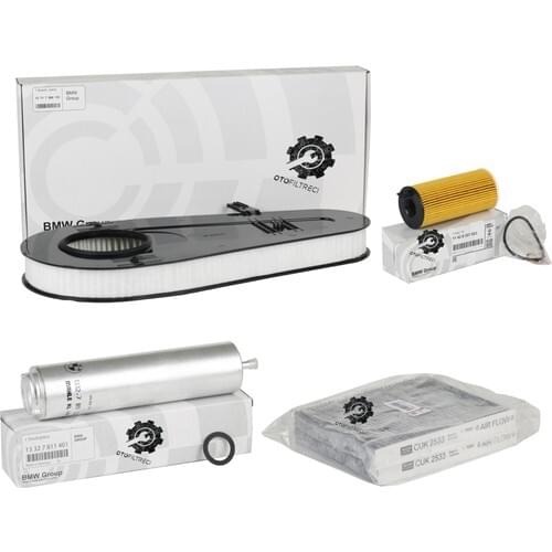 F10 520d 525d Auto Filter Maintenance Kit (Air Filter--Oil Filter Fuel Filter-Pollen Filter)