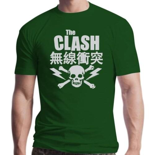 New Amplified T Shirt The Clash Bolt Logo Shirt Grey 2021