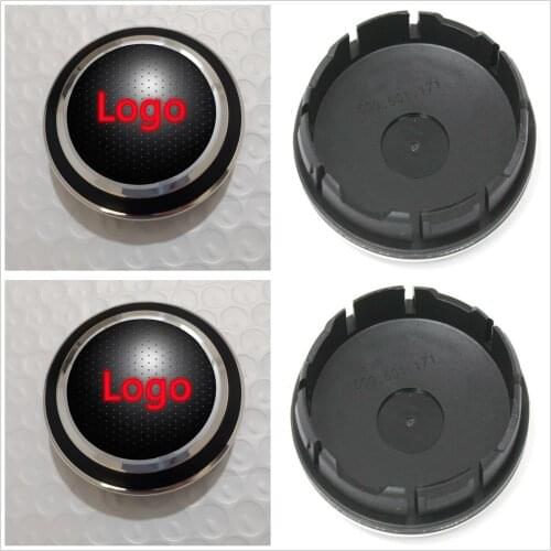 New 4pcs 40pcs 56MM Wheel Center Caps Hub Caps 55MM For VW Golf 7 Polo 5 Polo 6 6C0601171