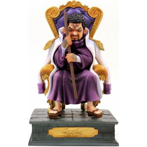One Piece Navy Headquarters Senior General Issho Wisteria Tiger Sitting Ver. PVC Fujitora Action Figure T30