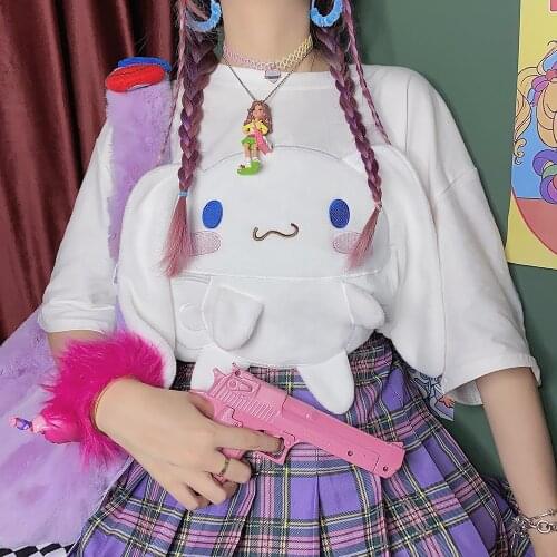 Japans original Sufeng cute three-dimensional puppy students' new 2020 loose T-Shirt Top tees women