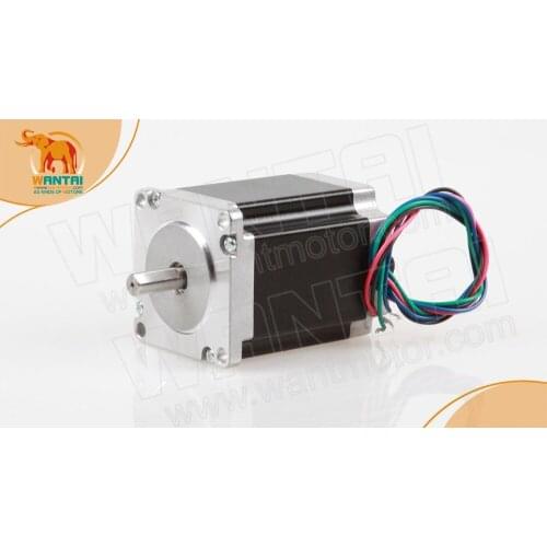 Great Motor! Wantai Nema23 Stepper Motor 23HS6828D5 Single Shaft 110N.cm(155 oz-in) 56mm 2A CNC Router Laser Printer Robot