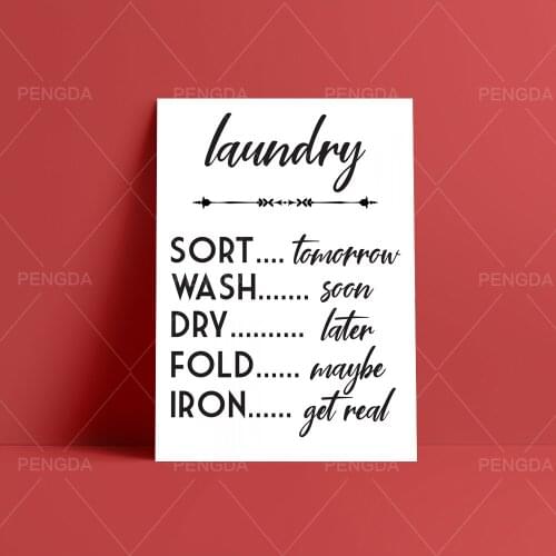 Prints Painting Laundry Plan Wall Art Nordic Style Modular Canvas Poster Picture Minimalist Modern Home Decor Bedside Background