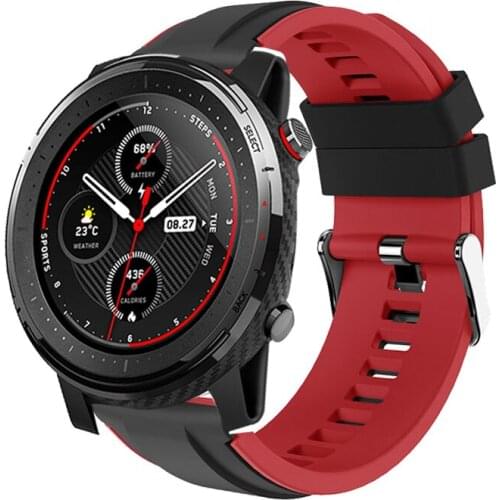 2020 New Silicone Strap For Xiaomi Huami Amazfit Stratos 3 2 2S Smart Watch Band Replaceable Bracelet Accessory For Amazfit Pace