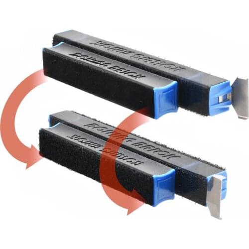 DW Aquarium JBJ Style Strong Force Flip Rub Fish tank brush With Scraper Glass Wipe Duplex Cleaning Algae Cutter Magnetic Brush